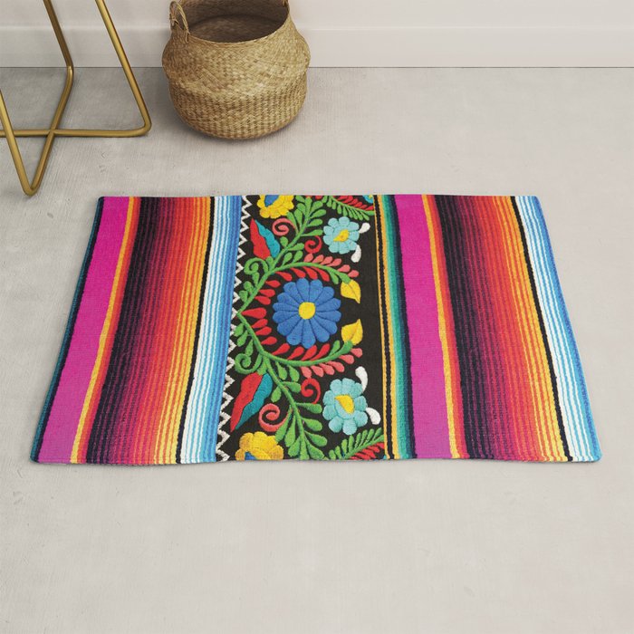 Pink Serape  Rug Gallery Image 1