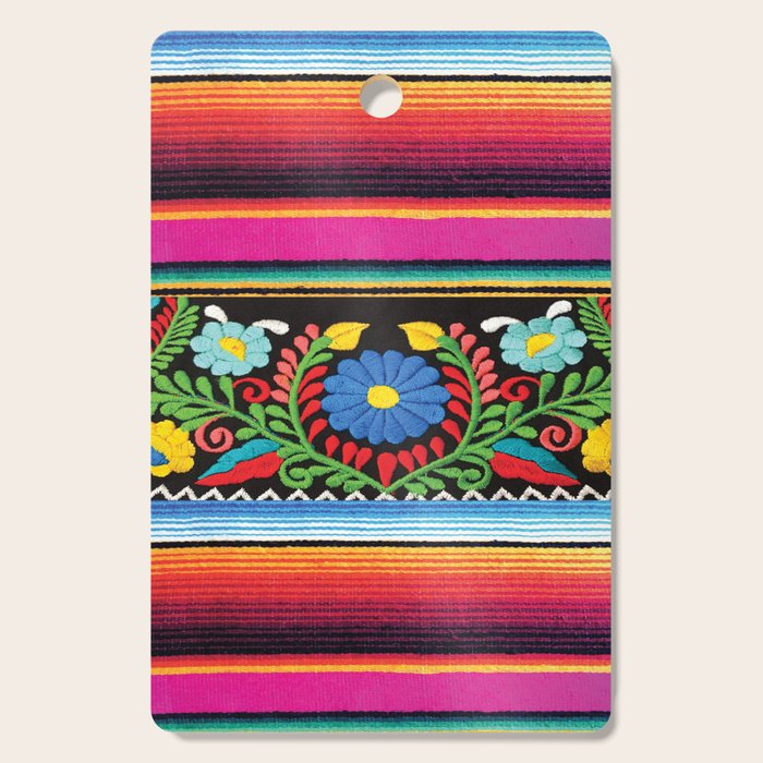 Pink Serape  Cutting Board Gallery Image 1