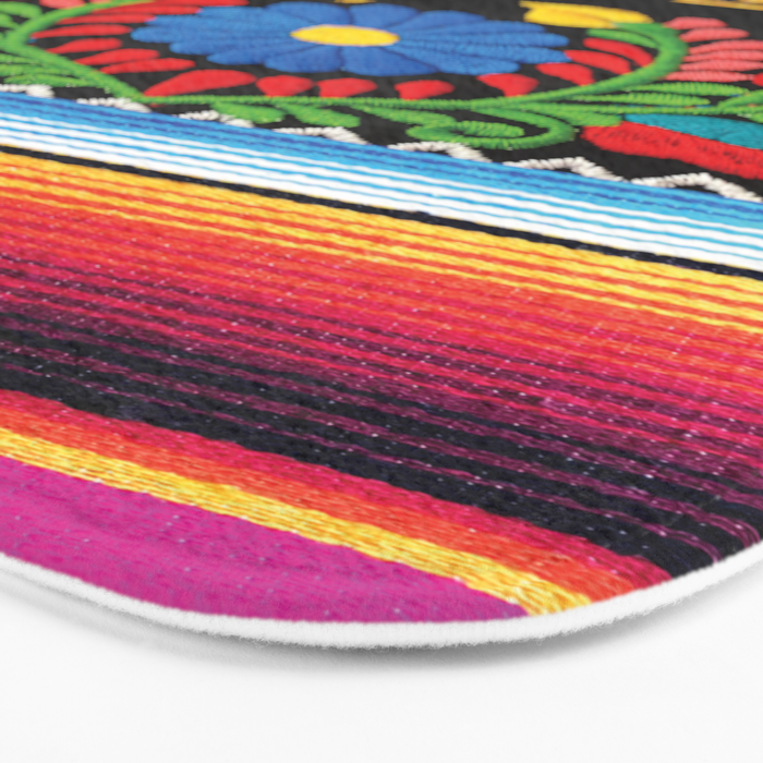 Pink Serape  Bath Mat Gallery Image 3