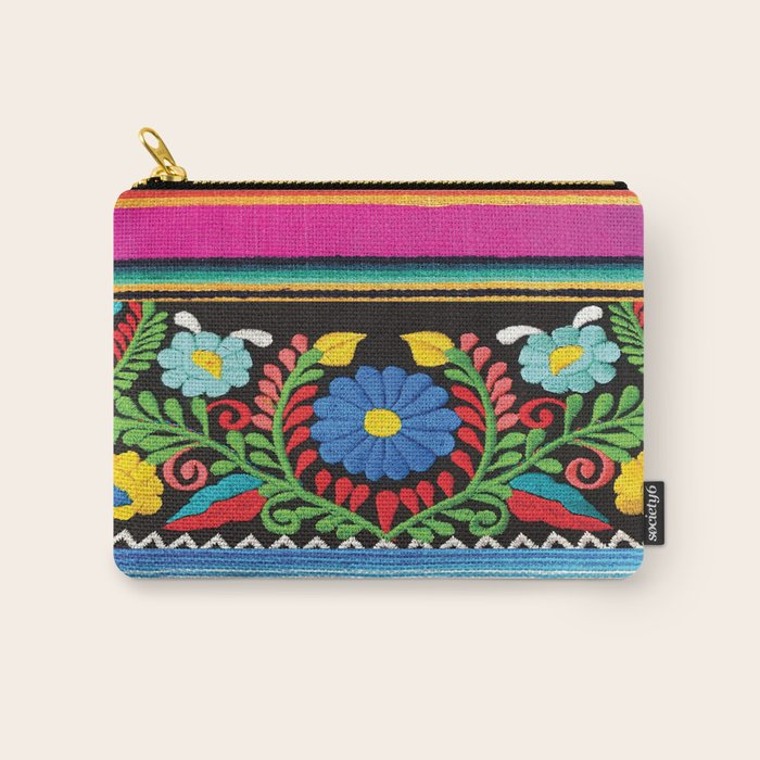 Pink Serape  Carry All Pouch Gallery Image 1