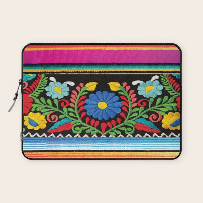 Pink Serape  Laptop Sleeve Gallery Image 1