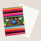 Pink Serape  Stationery Card Gallery Image 2