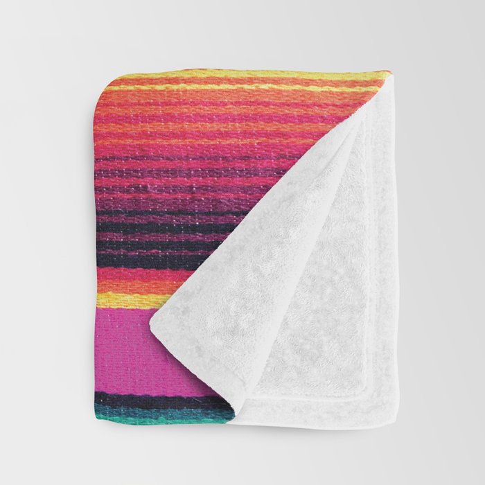 Pink Serape  Throw Blanket Gallery Image 3
