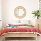 Pink Serape  Duvet Cover Gallery Image 3