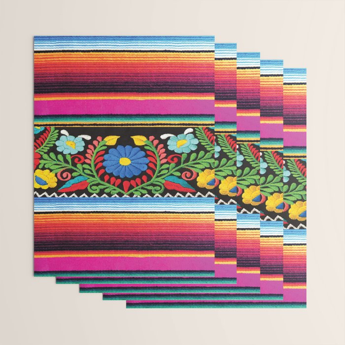 Pink Serape  Wrapping Paper Gallery Image 3