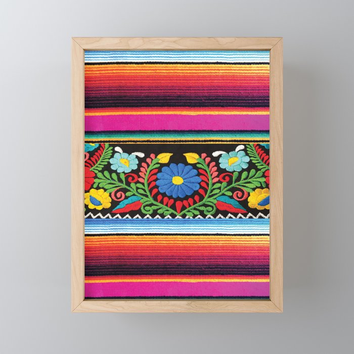 Pink Serape  Mini Art Print Gallery Image 1