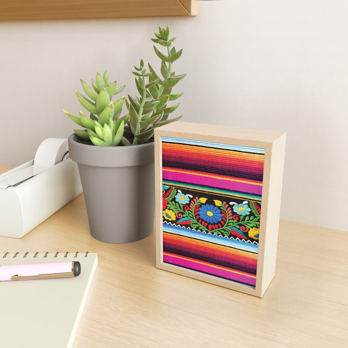 Pink Serape  Mini Art Print Gallery Image 2