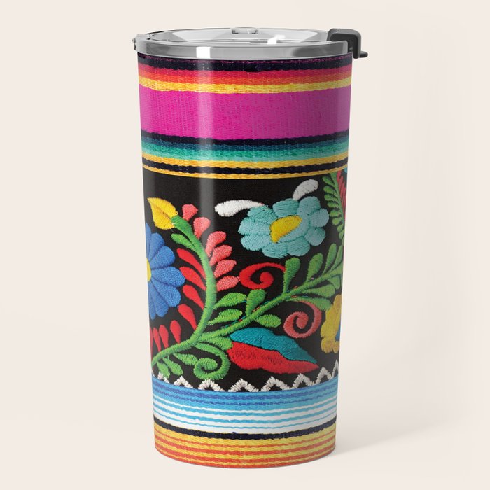 Pink Serape  Travel Mug Gallery Image 2