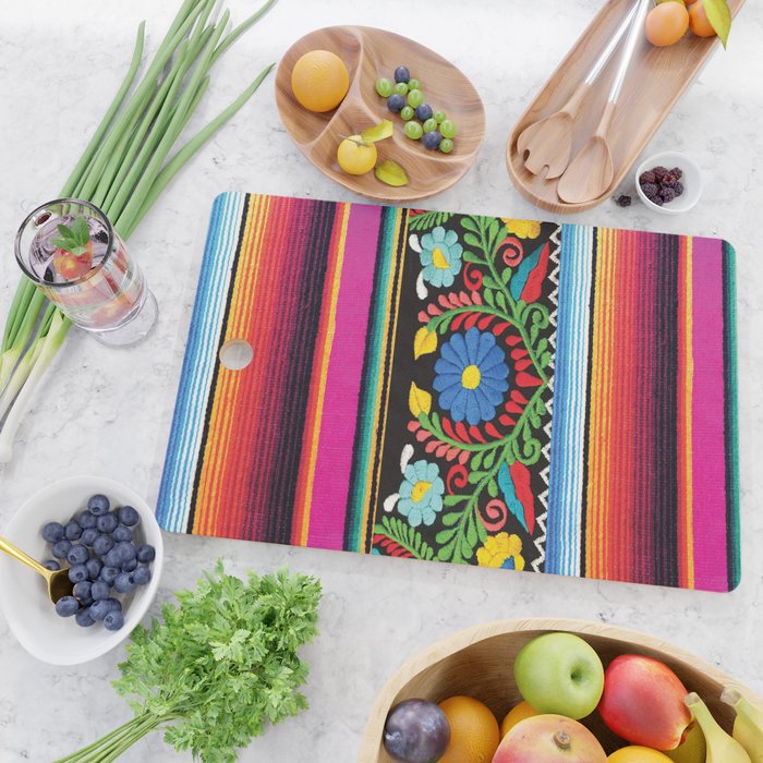 Pink Serape  Cutting Board Gallery Image 2