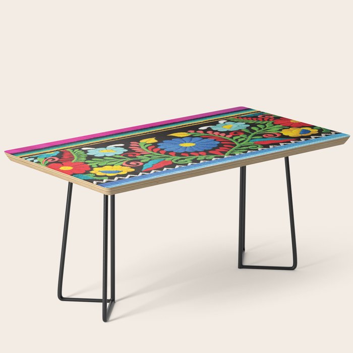 Pink Serape  Coffee Table Gallery Image 1