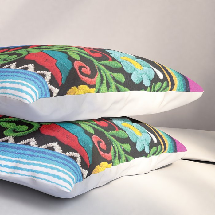 Pink Serape  Pillow Sham Gallery Image 3