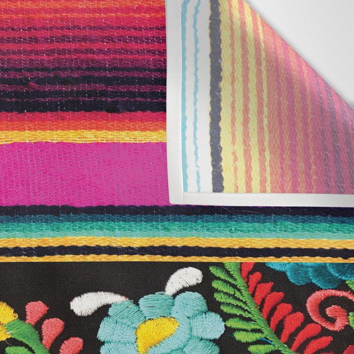 Pink Serape  Wall Tapestry Gallery Image 3