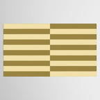 Strippy - Butter and Olive Tablecloth Gallery Image 2