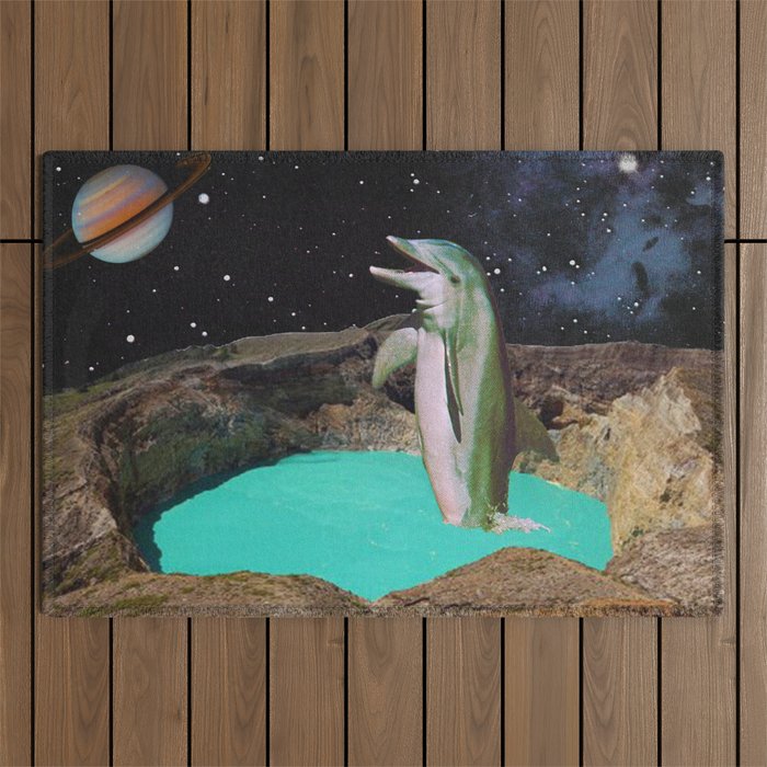 Planet Dolphin Outdoor Rug Gallery Image 1