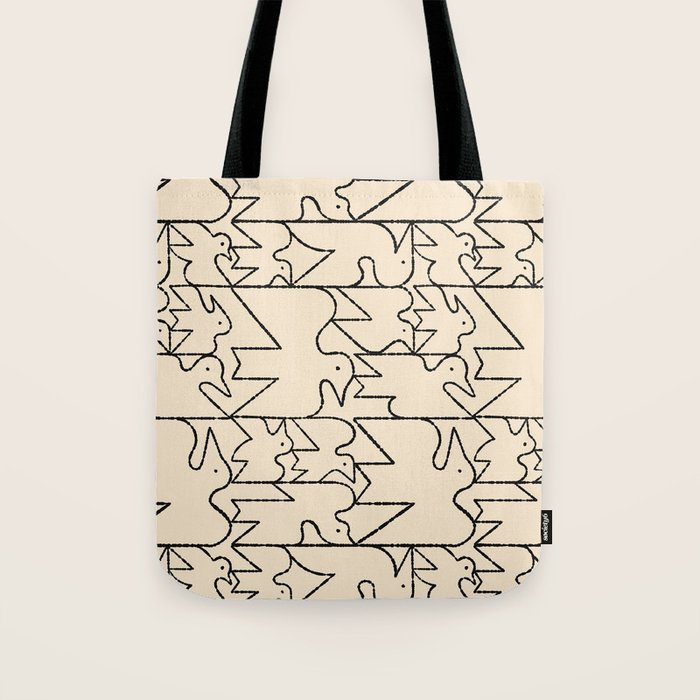 Linear Flock No. 1 Tote Bag Gallery Image 1
