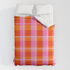 Summer plaid Duvet Cover Gallery Image 6