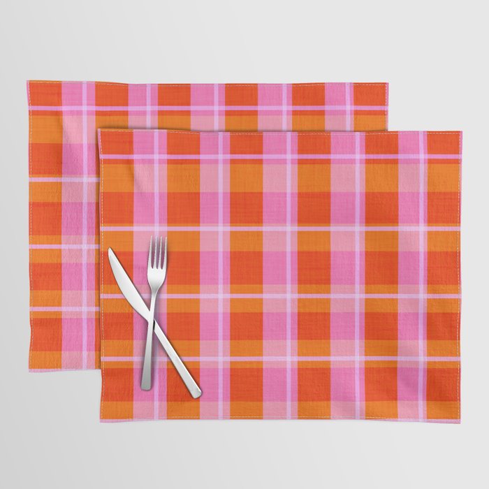 Summer plaid Placemat Gallery Image 1
