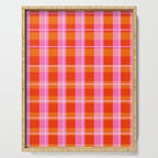 Summer plaid Serving Tray Gallery Image 1
