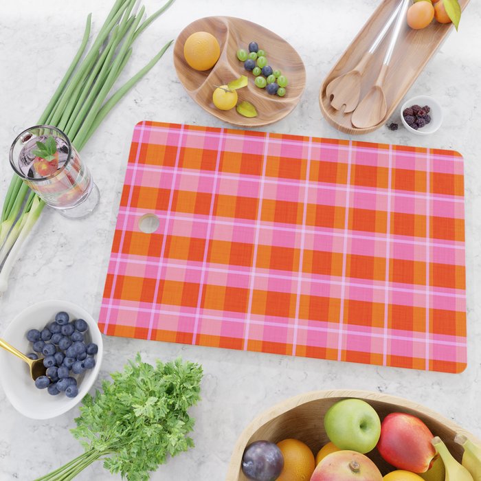 Summer plaid Cutting Board Gallery Image 2