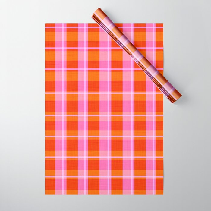Summer plaid Wrapping Paper Gallery Image 1