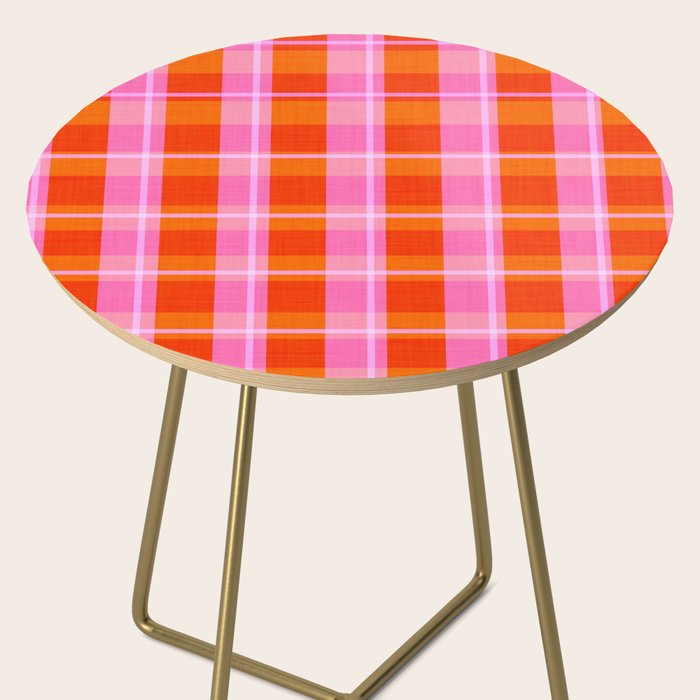Summer plaid Side Table Gallery Image 2