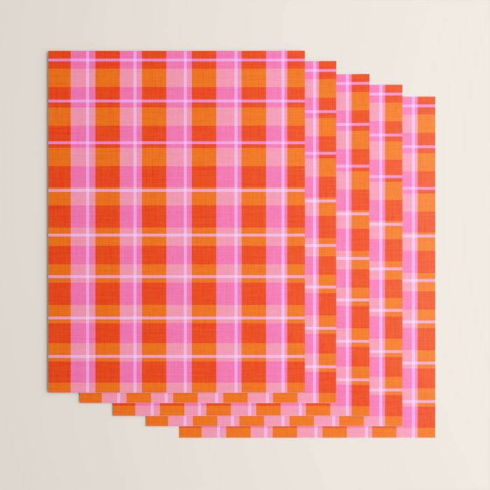 Summer plaid Wrapping Paper Gallery Image 3
