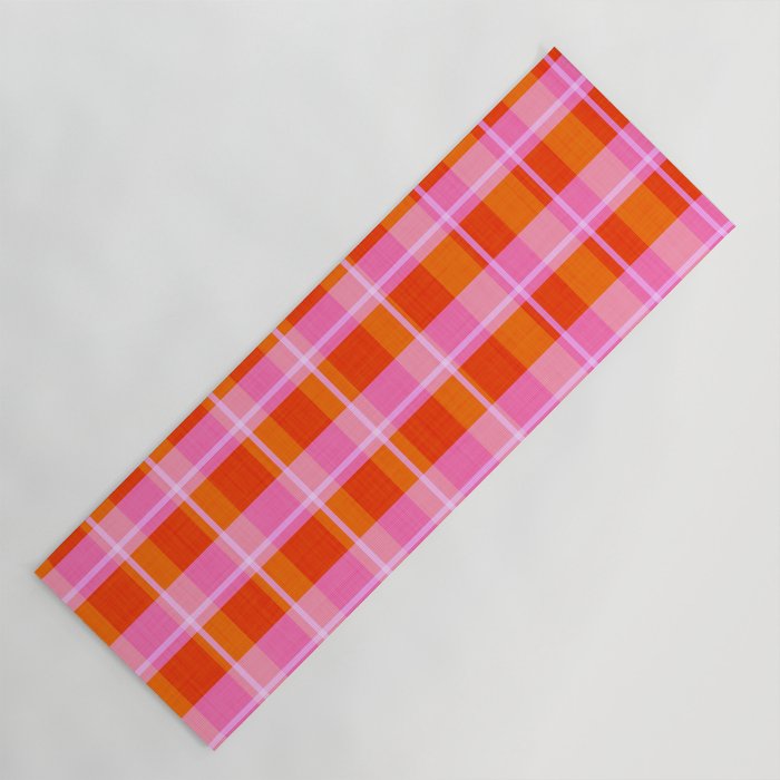 Summer plaid Yoga Mat Gallery Image 1