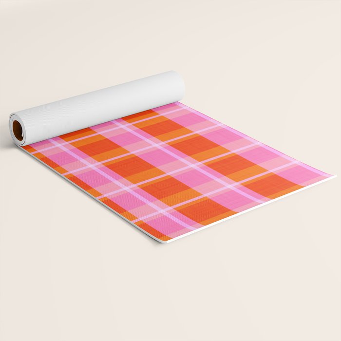 Summer plaid Yoga Mat Gallery Image 2