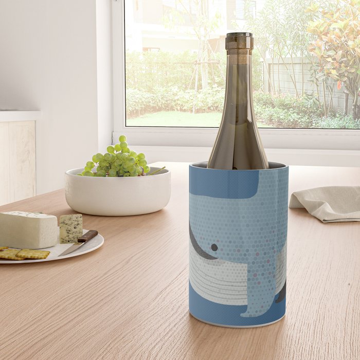 Whimsy Blue Whale Wine Chiller Gallery Image 4