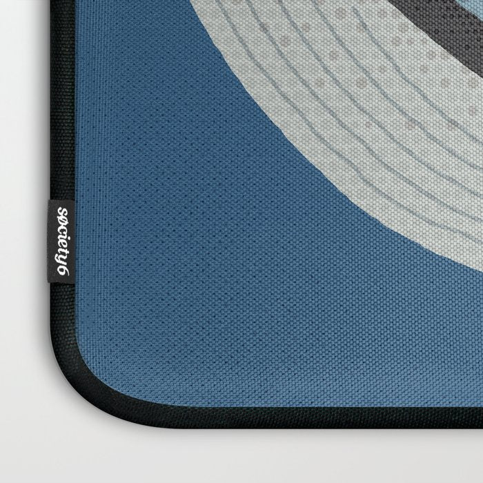 Whimsy Blue Whale Laptop Sleeve Gallery Image 3