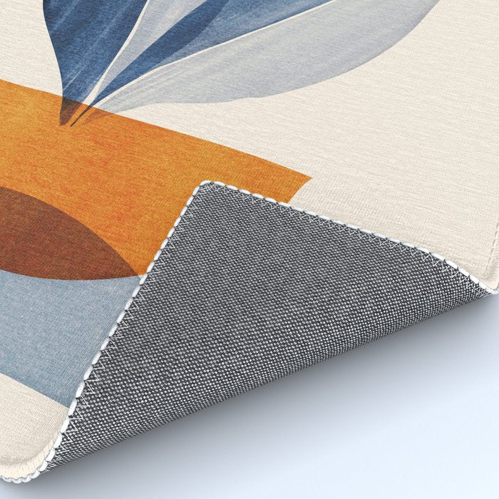 Sunshine Stack / Mid Century Abstract Illustration Rug Gallery Image 4