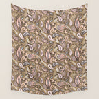 Vintage Paisley Harmony Wall Tapestry Gallery Image 4