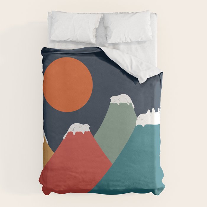 Cat Landscape 10 Duvet Cover Gallery Image 6