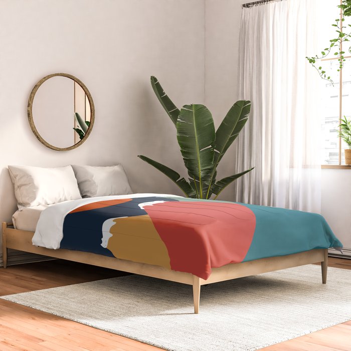 Cat Landscape 10 Comforter Gallery Image 2