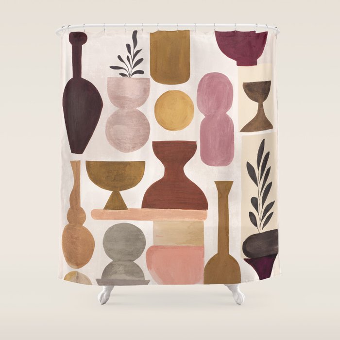 Quiet Objects Shower Curtain Gallery Image 1