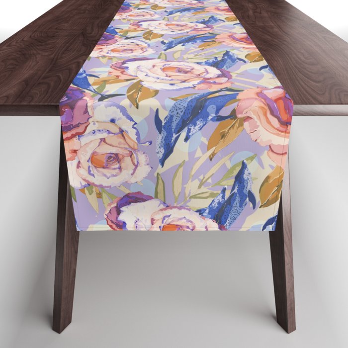 Dolphins in the roses A Table Runner Gallery Image 1