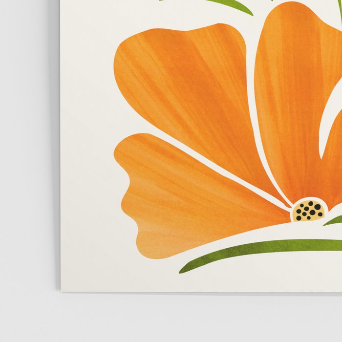 Spring Wildflowers Floral Illustration Poster Gallery Image 3