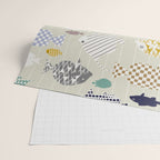 Fresh fish on warm grey pattern Wrapping Paper Gallery Image 2