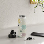 Fresh fish on warm grey pattern Water Bottle Gallery Image 4