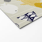 Fresh fish on warm grey pattern Welcome Mat Gallery Image 2