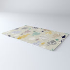 Fresh fish on warm grey pattern Rug Gallery Image 3