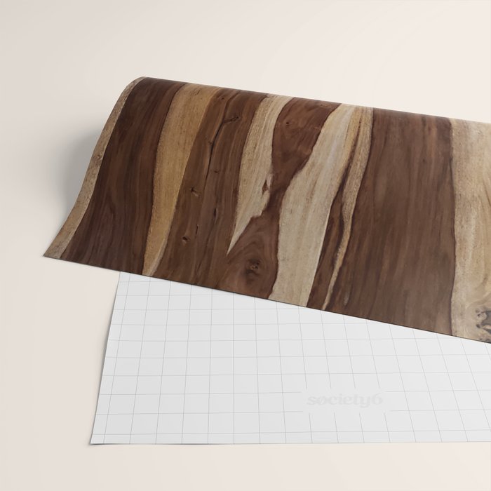 Sheesham Wood Grain Texture, Close Up Wrapping Paper Gallery Image 2