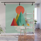 Little Geometric Tipi Wall Mural Gallery Image 1
