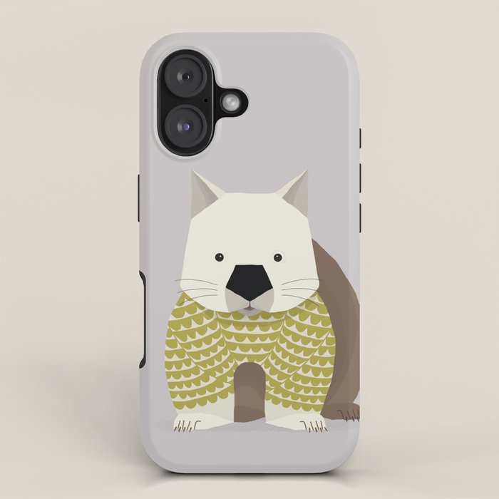 Whimsical Wombat iPhone Case Gallery Image 1