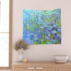 Water Lilies monet : Nympheas Wall Tapestry Gallery Image 2
