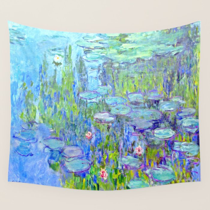 Water Lilies monet : Nympheas Wall Tapestry Gallery Image 4