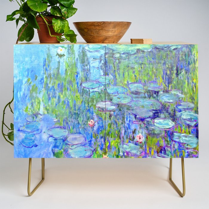 Water Lilies monet : Nympheas Credenza Gallery Image 1
