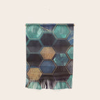 Blue & Gold Wall Hanging Gallery Image 1