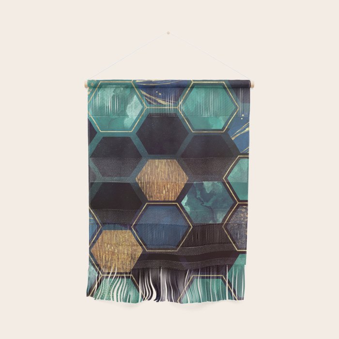 Blue & Gold Wall Hanging Gallery Image 1