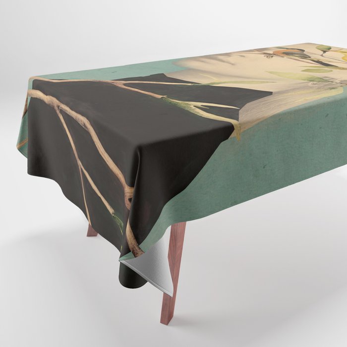 Woman and Birds Tablecloth Gallery Image 1